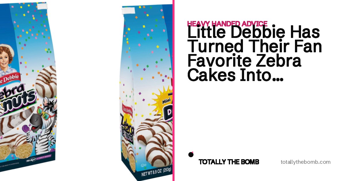 Little Debbie Has Turned Their Fan Favorite Zebra Cakes Into
