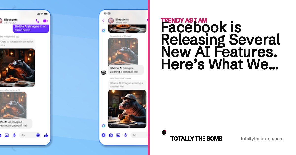 Facebook is Releasing Several New AI Features. Here's What We Know.