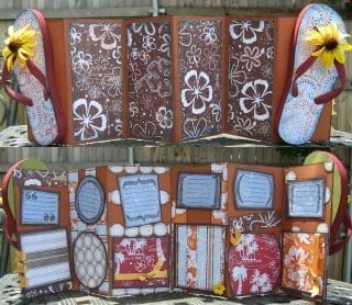 altered flip flop book