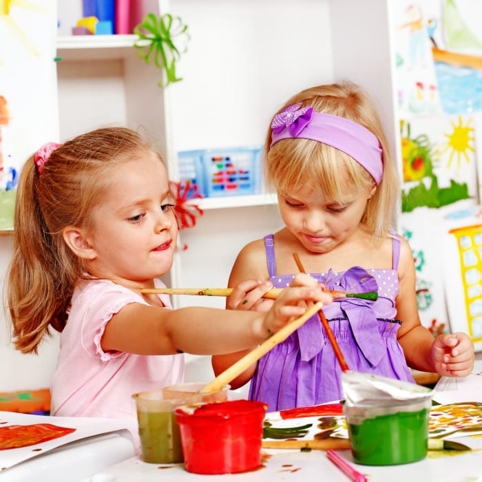 teaching kindergarteners