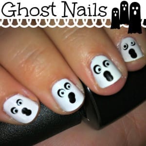 Ghost Nail Art From Totally The Bomb.com