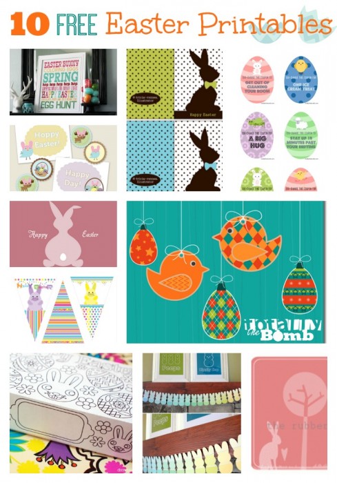 10 Free Easter Printables