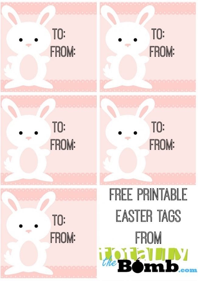 Free Printable Easter Tags