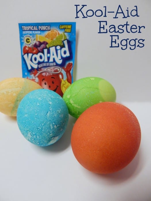 Kool-Aid Dyed Easter Eggs