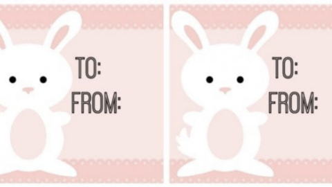 Free Printable Easter Tags