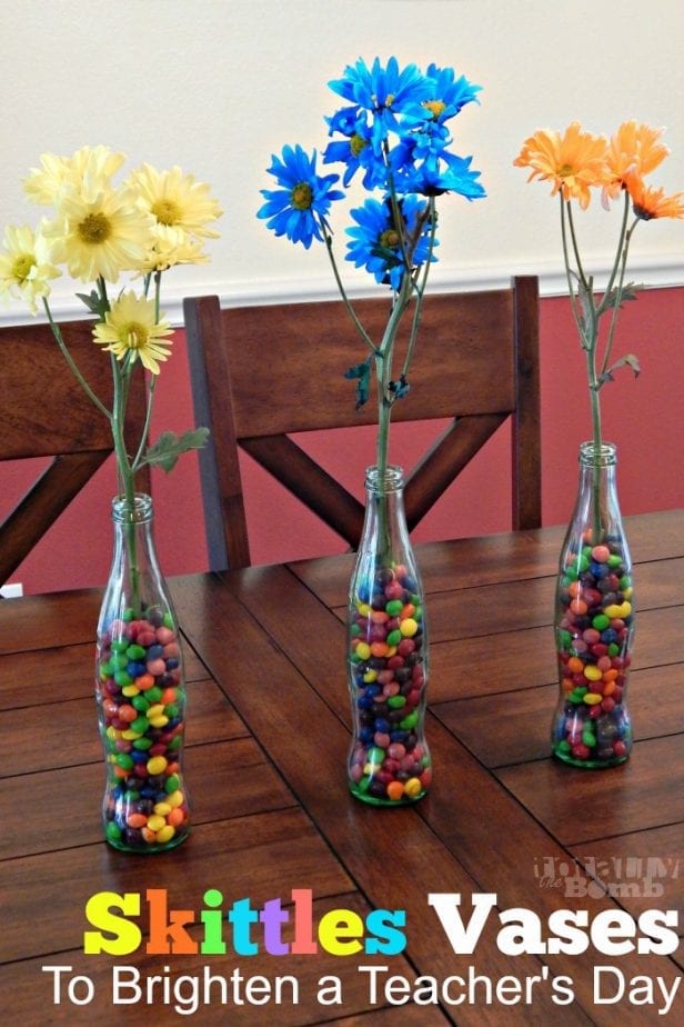 Skittles and Starburst Teachers Vase #Ad #CBIAS