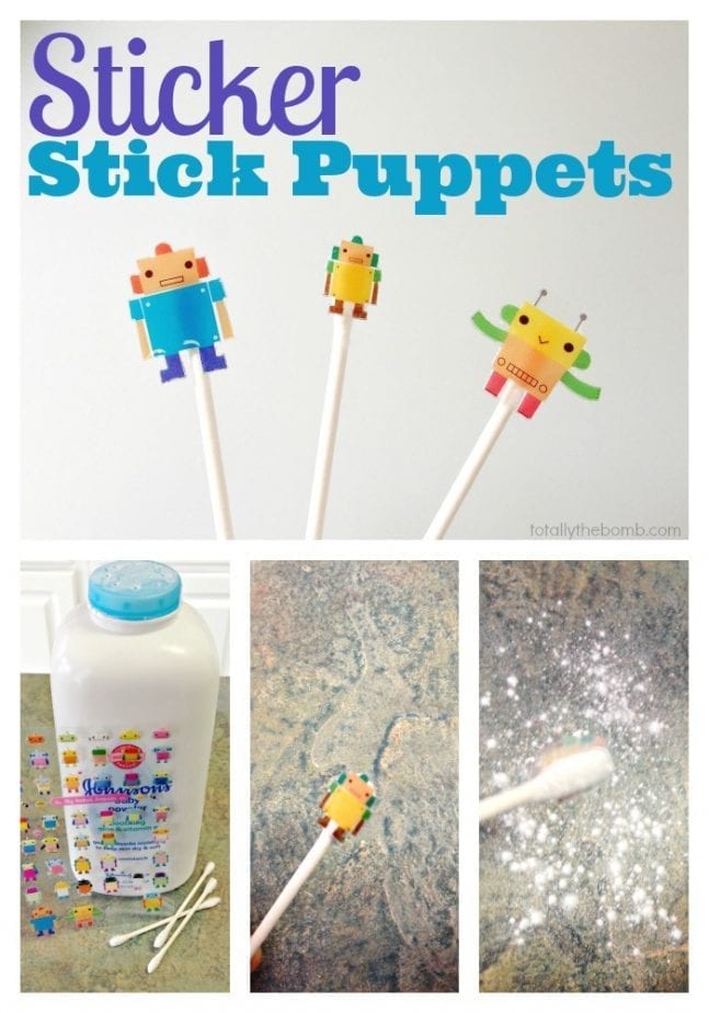 Sticker Stick Puppets from Totally The Bomb