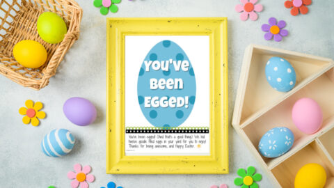 Free You’ve Been Egged Easter Printable