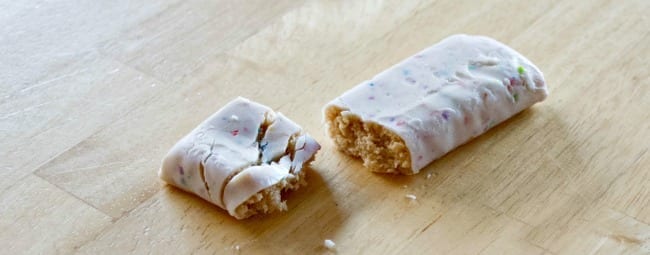 slim fast birthday cake bar
