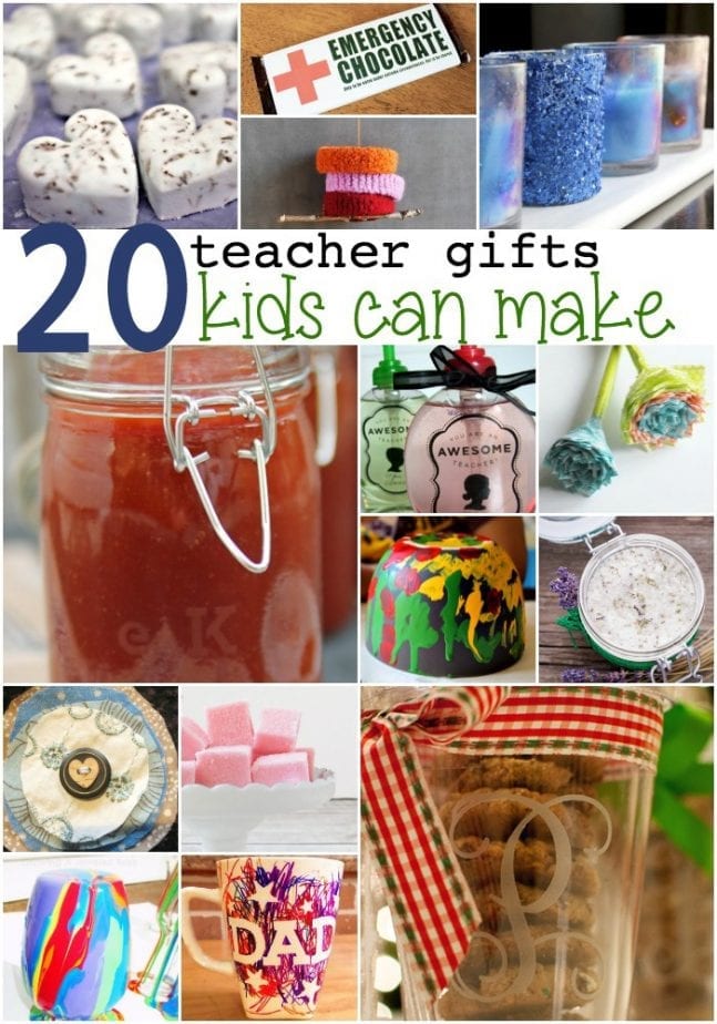 These awesome gifts for teachers are all homemade with love from their kids