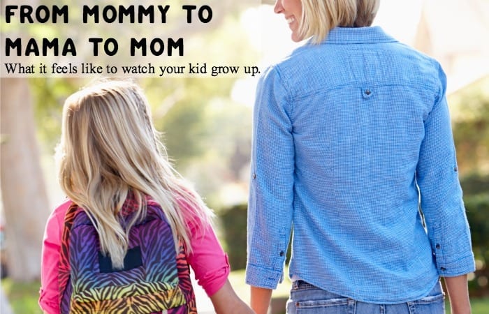 From Mommy to mama To Mom