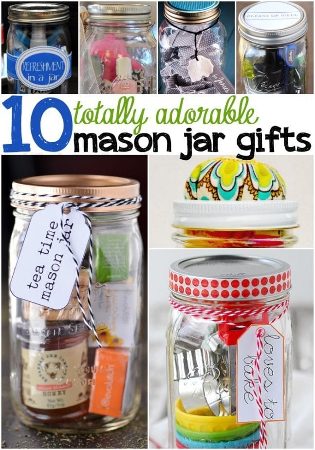 cute mason jar gifts