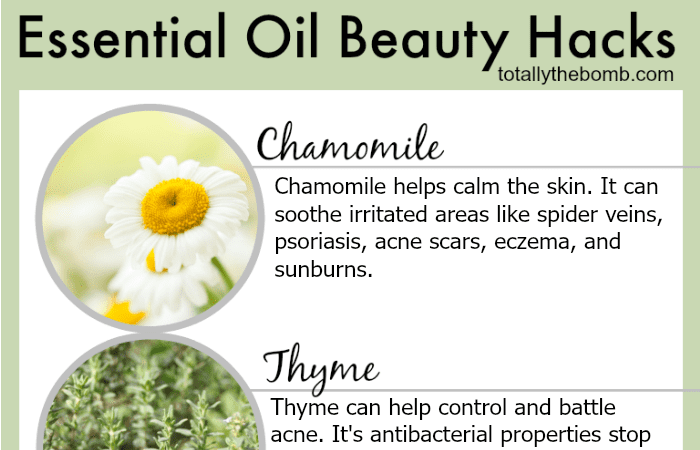 essential oil beauty hacks
