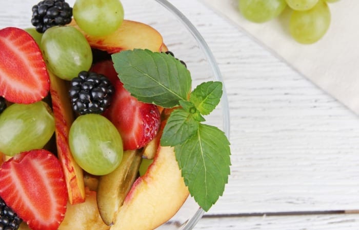 this holiday fruit salad recipe is refreshing and sweet