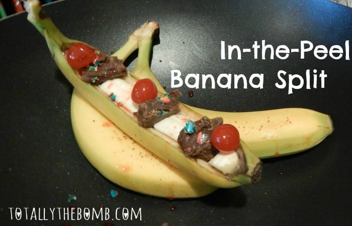 Holiday Recipes In-Peel-Banana-Split Feature