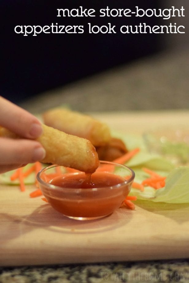 store bought appetizers look authentic
