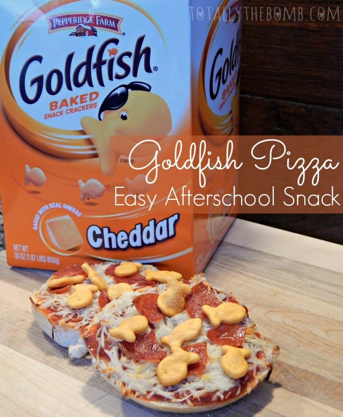 Goldfish Pizza Easy Afternoon Snack Pin