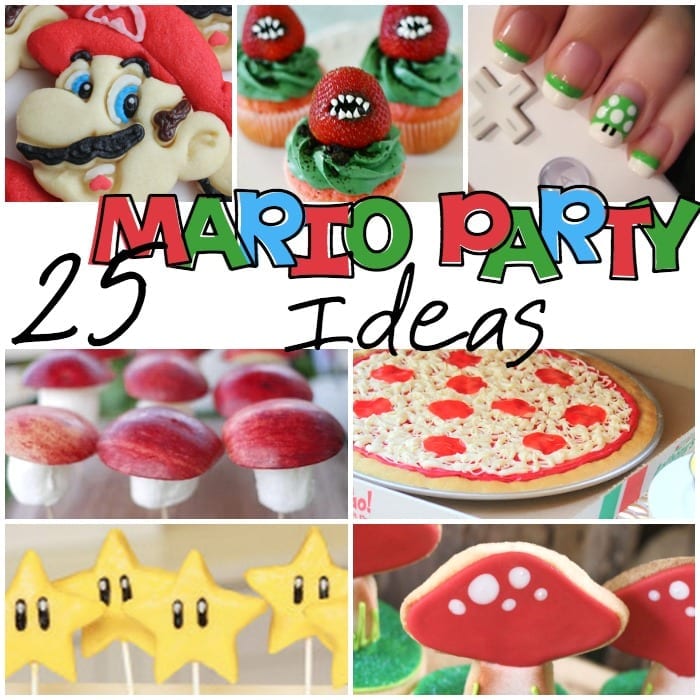 Super Mario Brothers Party DIY sq
