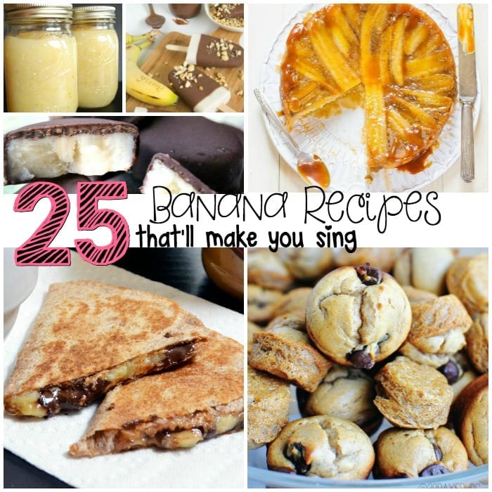 25 delicious banana recipe ideas sq