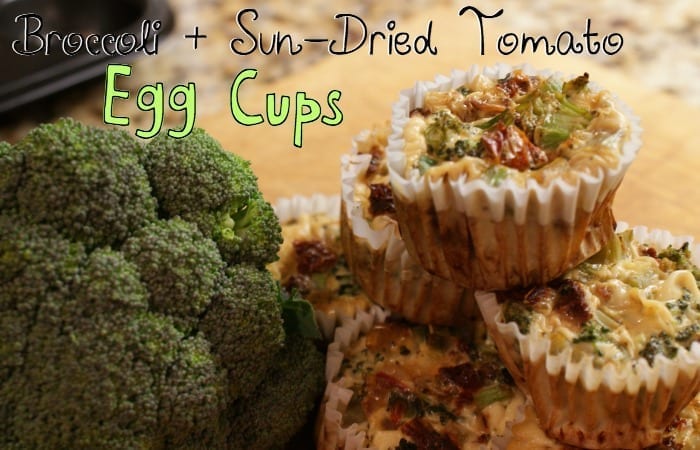 Broccoli & Sun-Dried Tomato Egg Cups