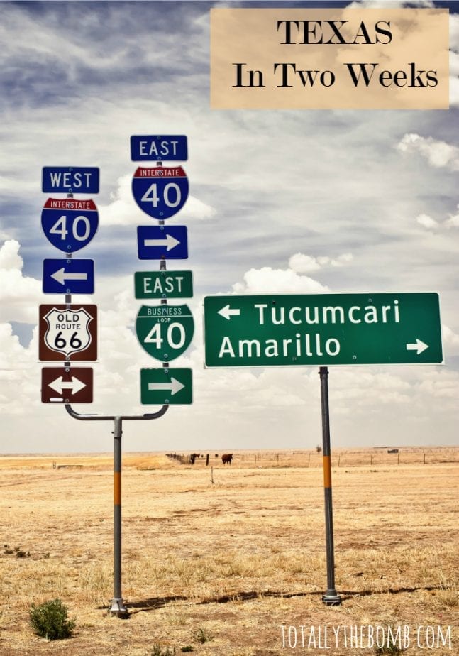texas in two weeks