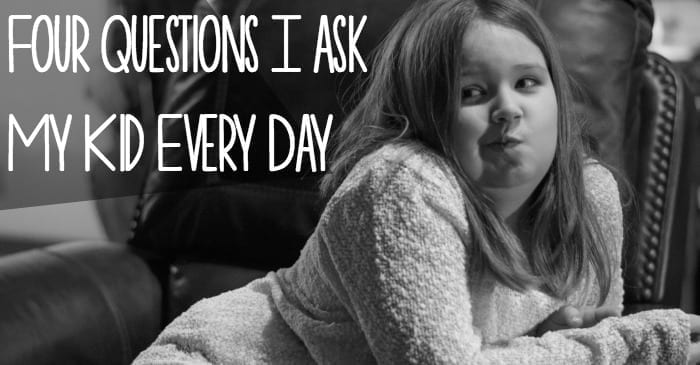 questions I ask my kid black and white