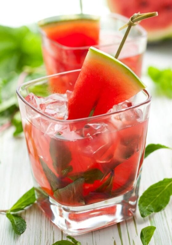 watermelon vodka mint lemonade
