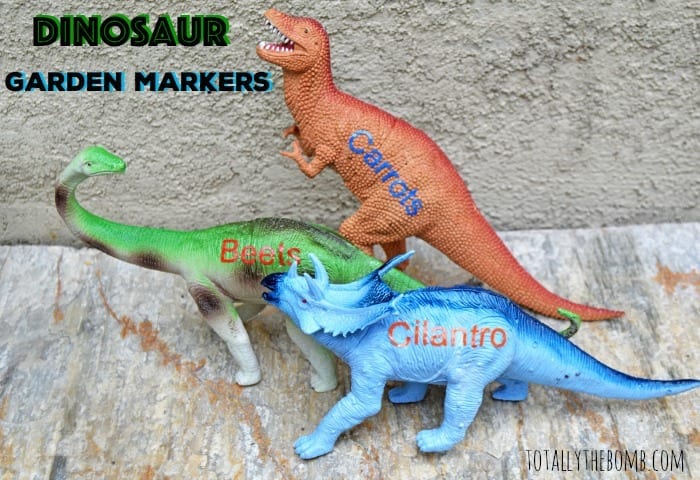 DIY Dinosaur Garden Markers