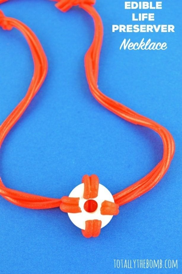 Edible Life Preserver Necklace