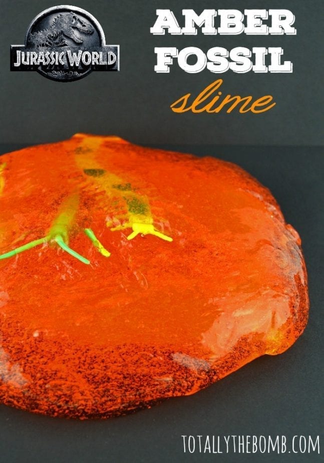 Jurassic World Amber Fossil Slime
