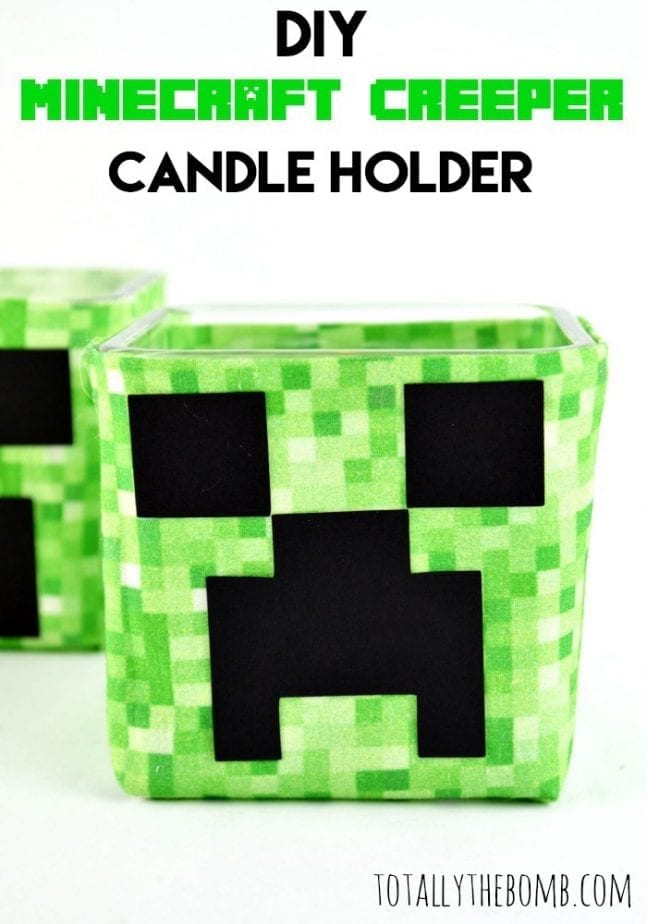 Minecraft Creeper Candle Holder