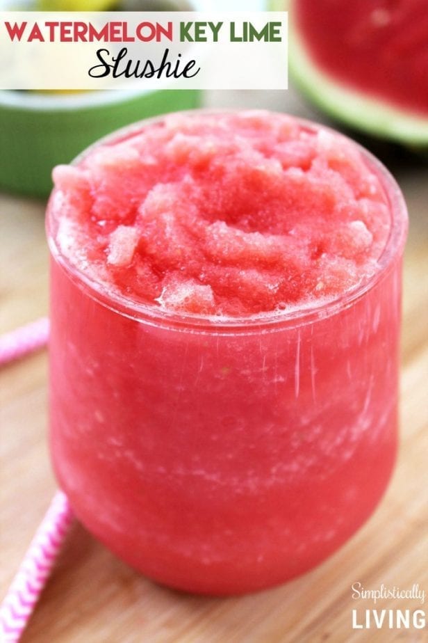 Watermelon Key Lime Slushie