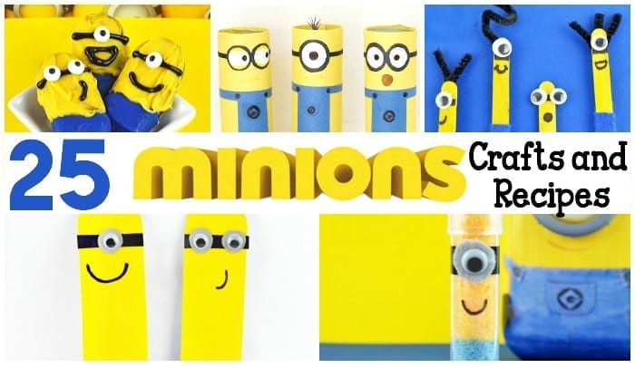 25 Minions Crafts and Recipes Featured