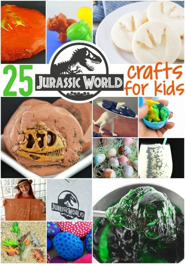 25 jurassic world crafts for kids