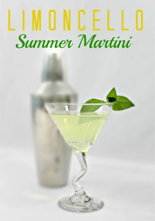 Limoncello Summer Martini