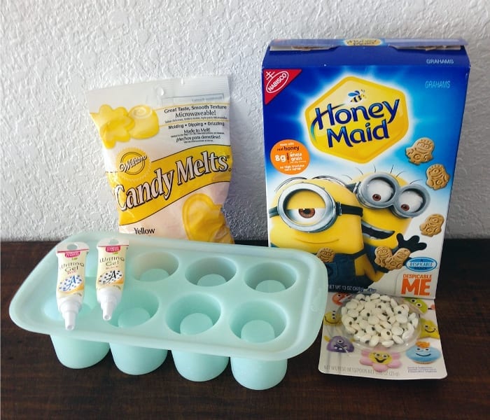 yellow minions chocolate cups