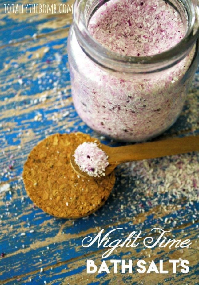 night time bath salts