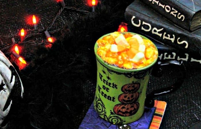 Candy Corn Hot Chocolate