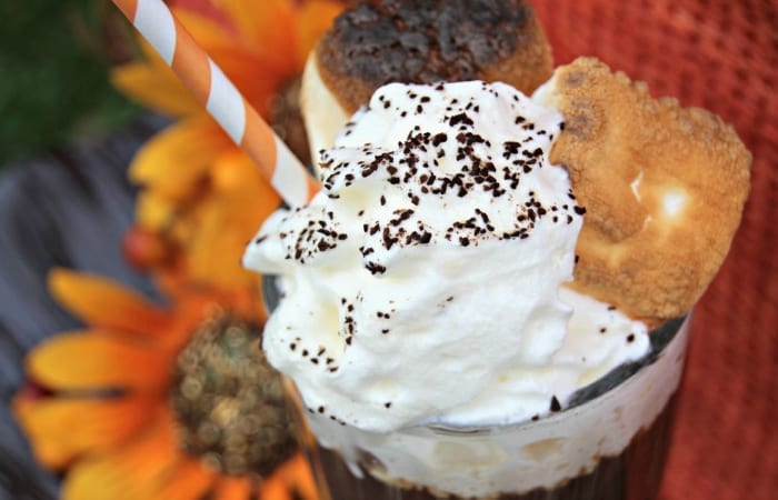 Spiked S'Mores Coffee Drink