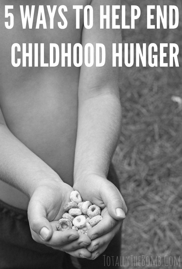 5 ways to help end childhood hunger