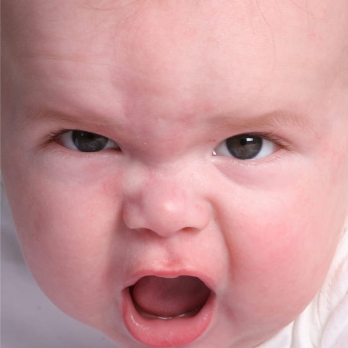angry baby