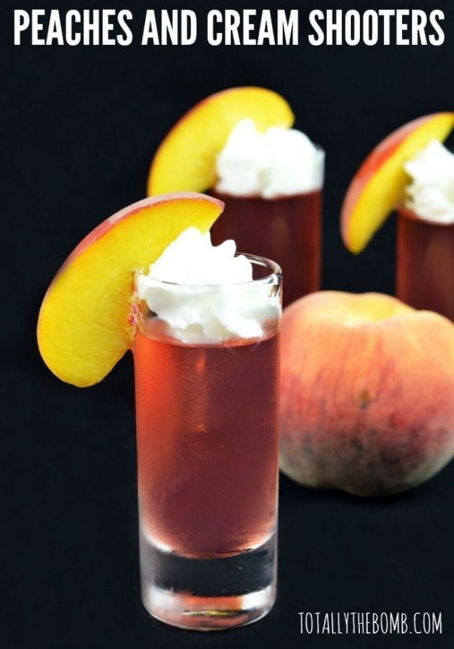 peaches and cream shooters