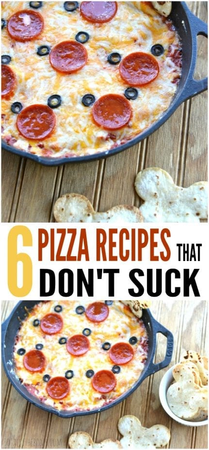 Here are 6 Pizza Recipes That Don't Suck - Because let's face it, there's a lot of really bad pizza out there. Click Now!