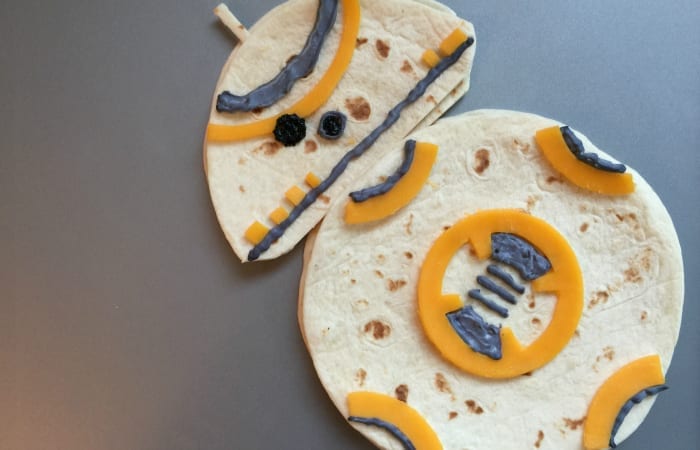 Star Wars BB-8 Droid Quesadillas