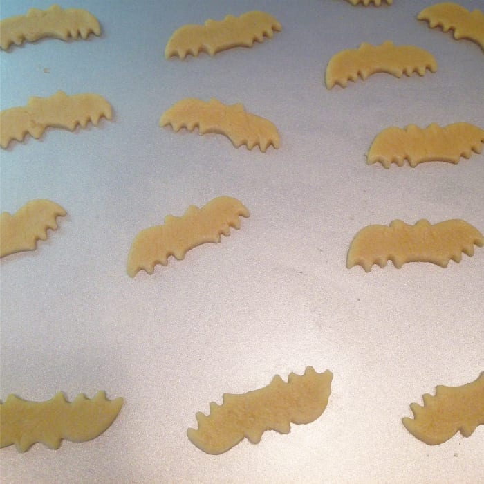 Sugar Cookies - Bats - In-Process #6