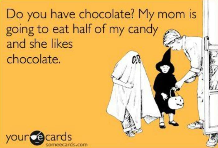mom likes chocolate