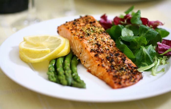 broiled salmon