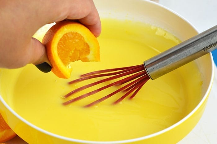 cranberry orange pudding inprocess3
