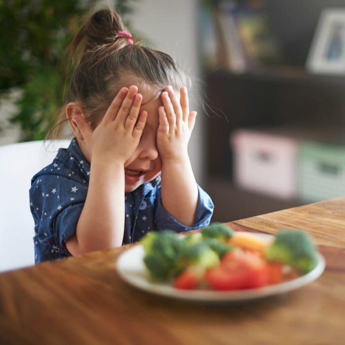 kid who hates vegetables