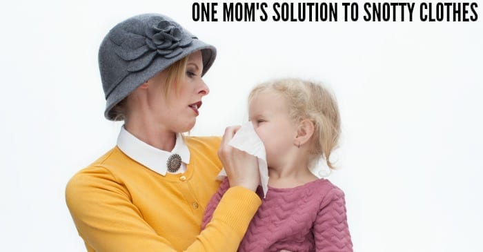 solution to snotty clothes Facebook